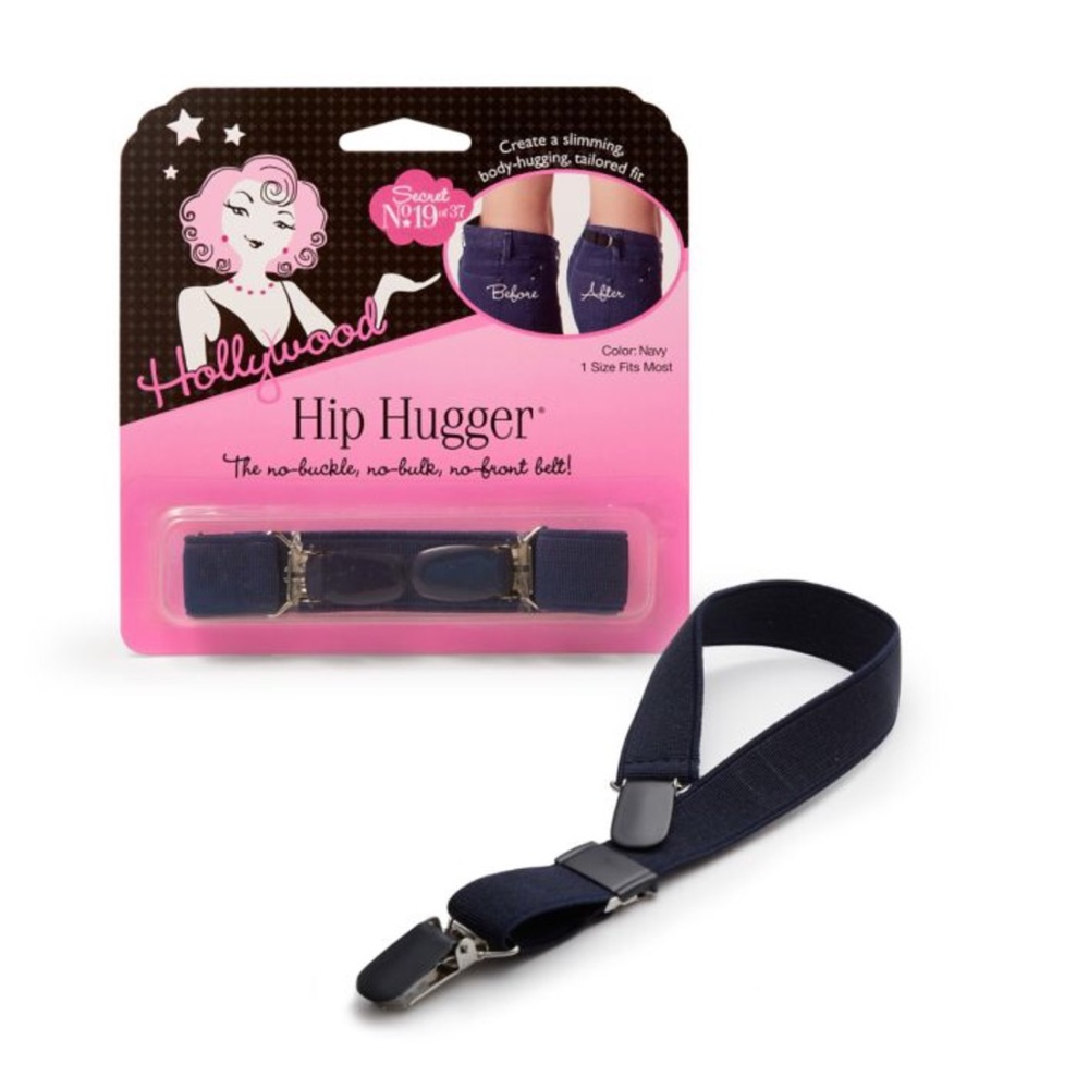 Hollywood Fashion Secrets Hip Hugger Navy Blue